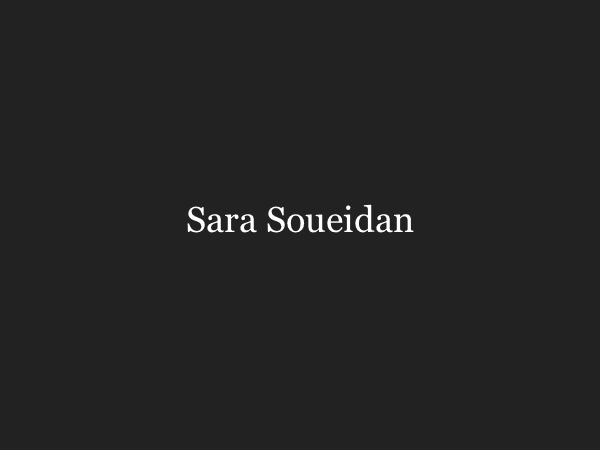 Sara Soueidan