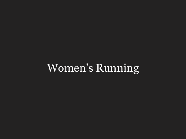Women's Running